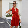 Women's Spring Dress Women's Backless Dress Women