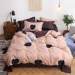 Four-piece set of net red aloe cotton bedding