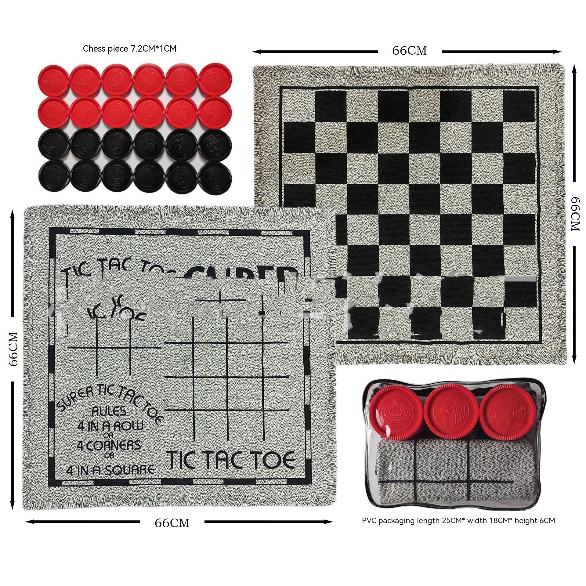 Giant Checkers Board Game Suit