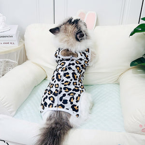 Cat Sterilization Clothing Female Cat Surgical Gown Breathable Clothes