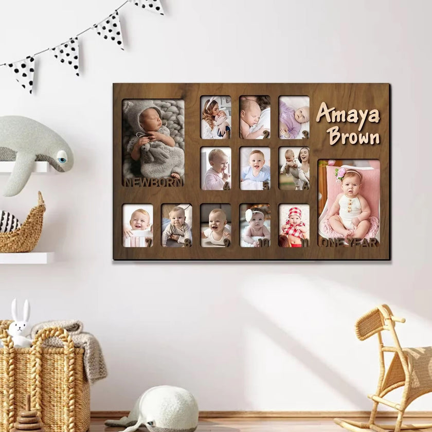Baby Growth Record Photo Frame Kindergarten Graduation Photo Frame
