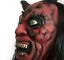 Halloween Scary Latex Devil Head Face Mask Long Hair Party Cosplay Costume Props
