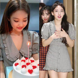 jennie the same plaid dress women