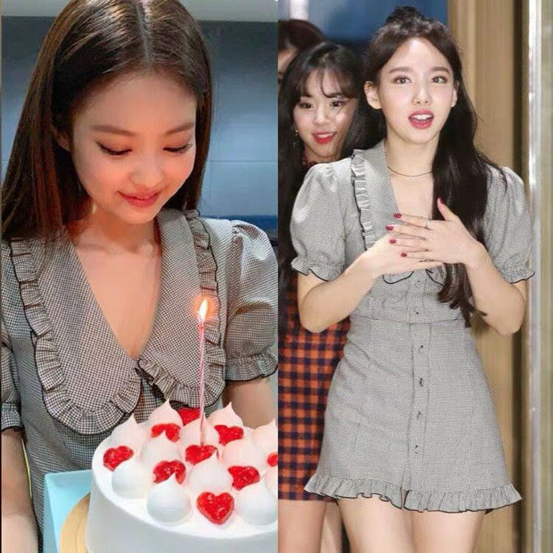 jennie the same plaid dress women