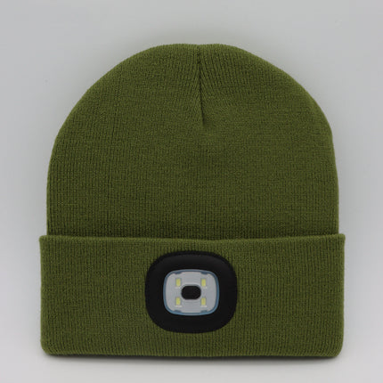 LED Knit Hat Button Cell Type Knitted Hat