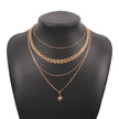 Multilayer Trend Elegant Jewelry Long Snake Chain Crystal