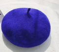 Beret women's autumn and winter warm solid color buds  hat tide