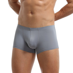 Men's Underwear Breathable Boxer Low Rise U Convex Boxer Shorts