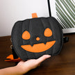 Funny Pumpkin Cartoon Shoulder Crossbody Bag With Bat Personalized Creative Female Bag