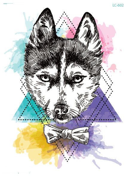 Original Personality Wolf Tattoo Sticker Animal
