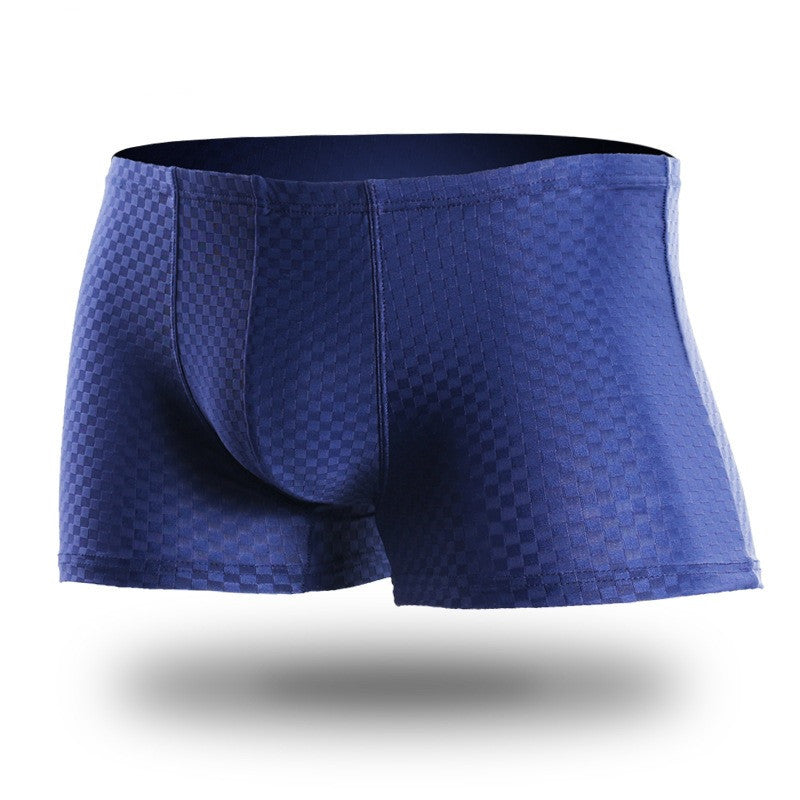 Men's Fashion Breathable Mesh Ice Silk Underwear