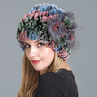 European And American Women's Fur Knitted Hats
