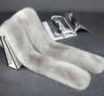 Fur long scarf