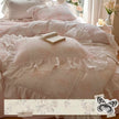 Gentle Crinkled Gauze Cotton Four-piece Duvet Set Bedding