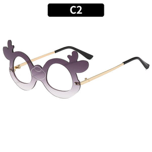 Personalized Holiday Party Fancy Dress Party Decoration Deer Glasses