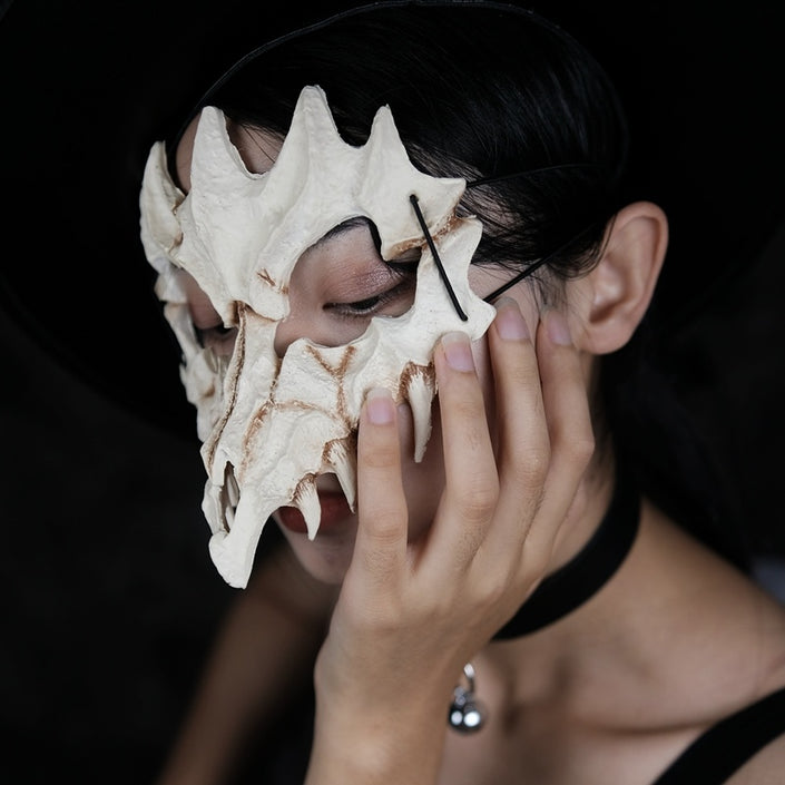 Billy Goat Bone Mask Full Face Animal Show Halloween