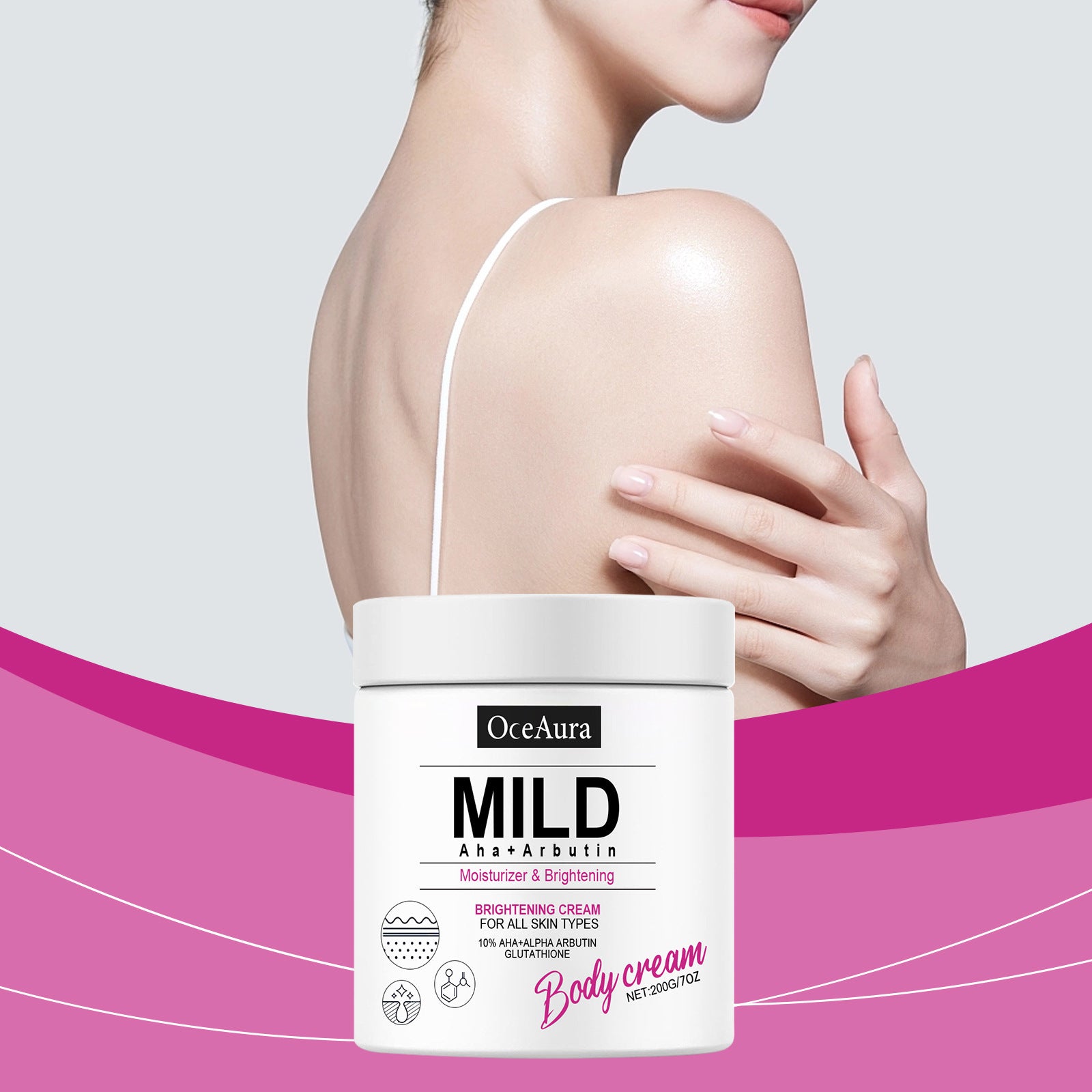 Brightening Body Cream Exfoliating Moisturizing