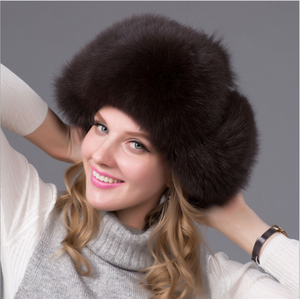 Fur hat fox fur Leifeng women's hat