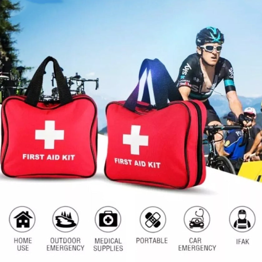 391 PIECE FIRST AID KIT BAG MEDICAL EMERGENCY KIT. TRAVEL HOME CAR WORKPLACE UK