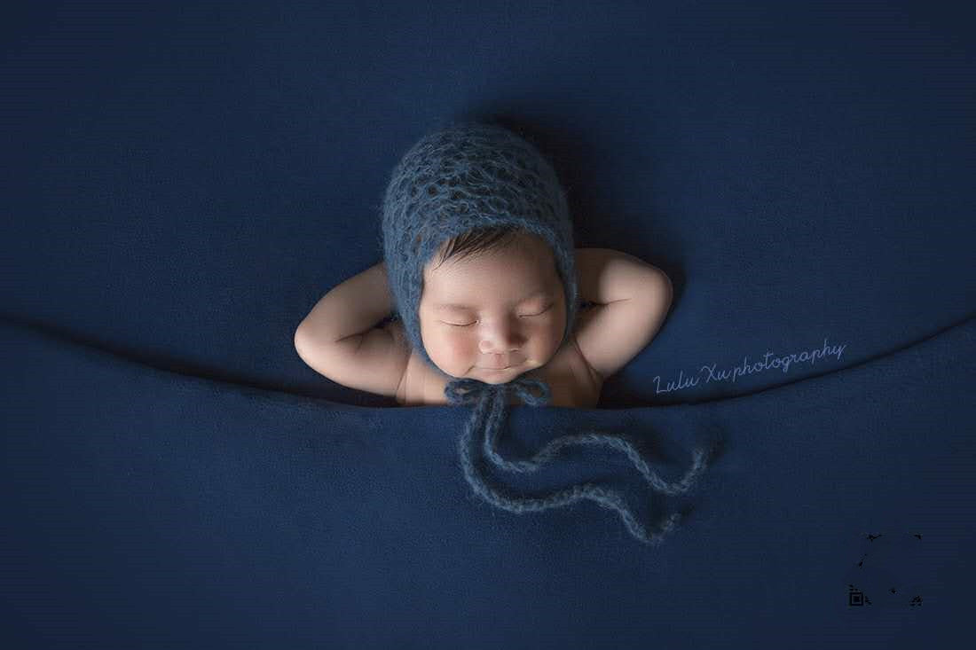 Newborn Photography Mohair Hat Full Moon