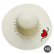 Fashion Personalized Custom Embroidery Beach Hat Your Name Text Logo Women Sun Hat Palm Straw Hat