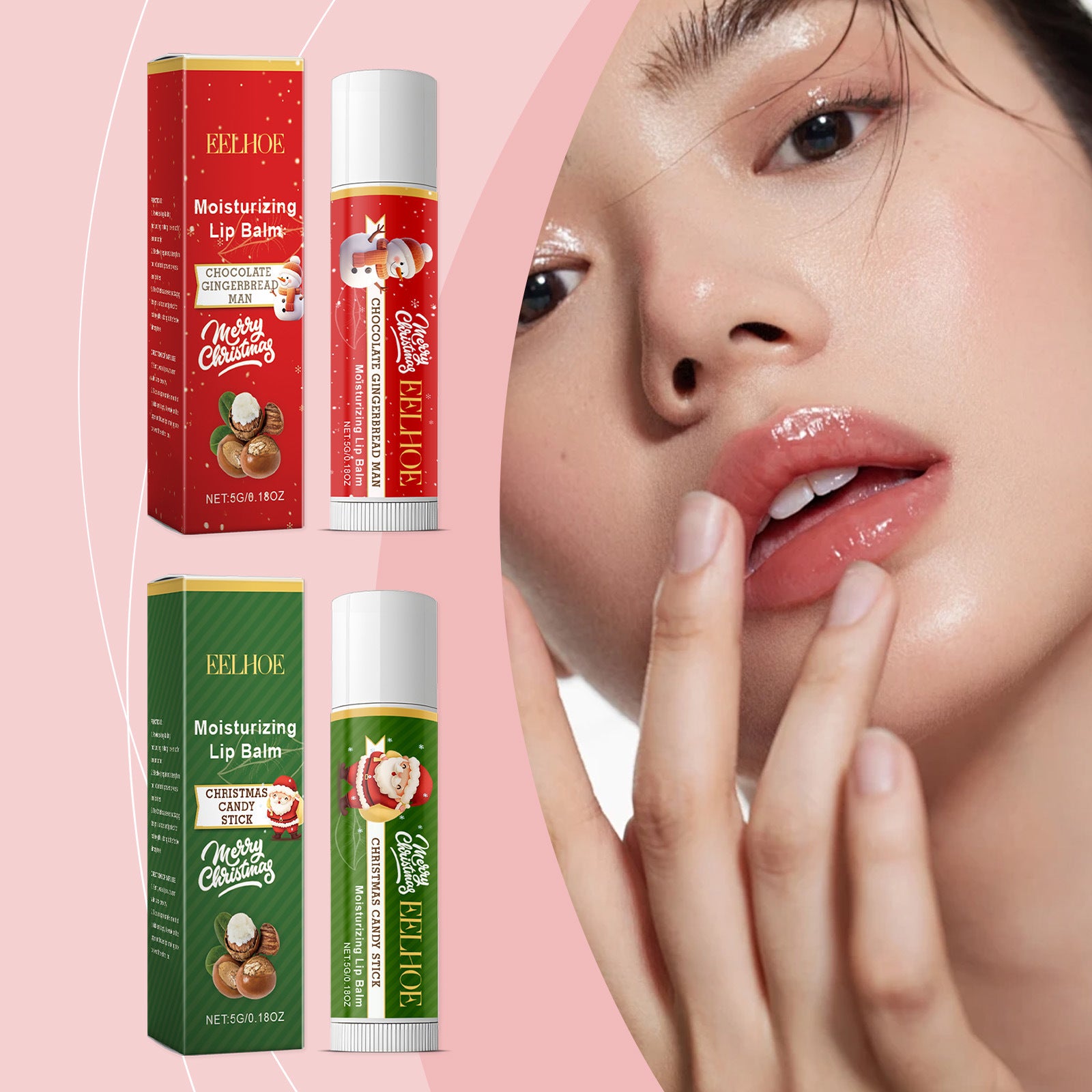 Christmas Series Lipstick Mild Nourishing Moisturizing