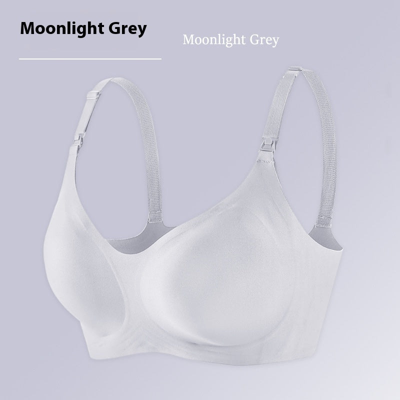 Jelly Stick Soft Support Nursing Underwear Busty Gathering Seamless Bras