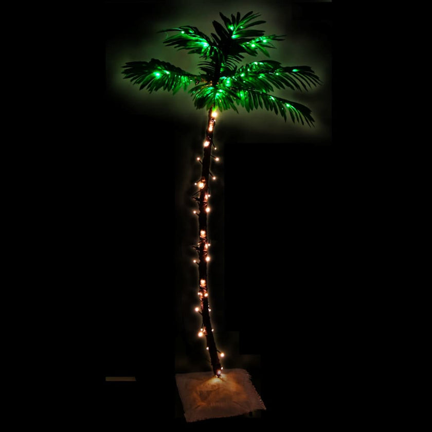 Artificial Palm Tree with 88 Warm White LEDs 150