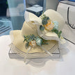 Straw Hat Women Sweet Big Brim Seaside Beach