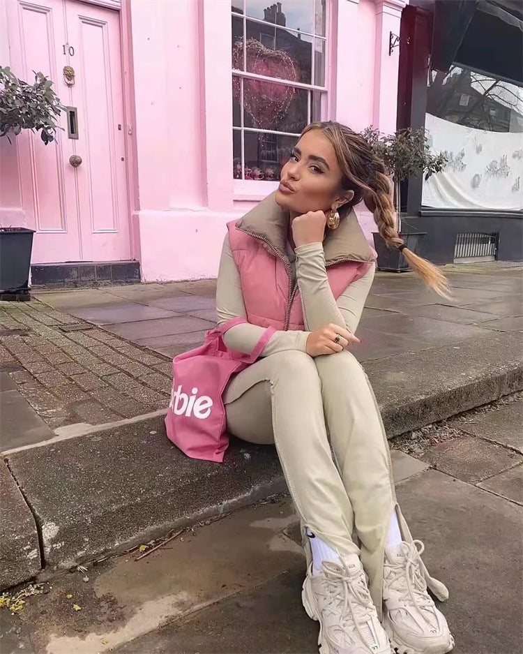 Women's Fashion Simple Two-sided Wear Cotton Vest