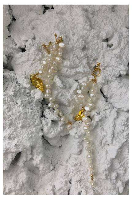 Long Natural Pearl EarringsNiche And Exquisite