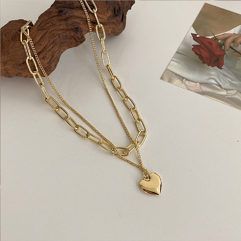 Fashion Love Pendant Sweater Chain