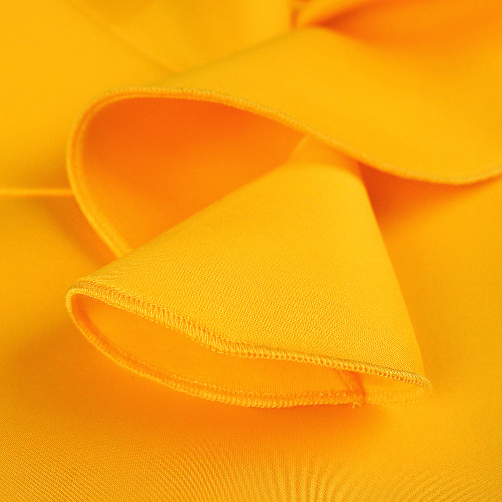 High Waist Asymmetric Hem Women''s Dress Party Dresses