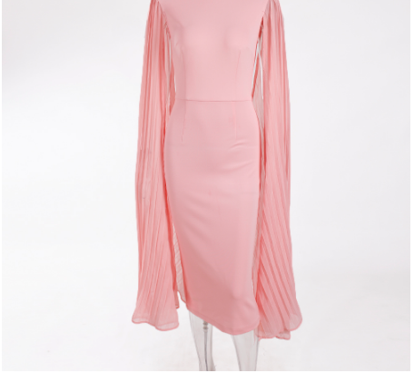 Long sleeve slim pencil skirt