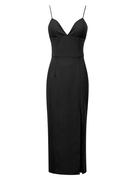 Women's French V-neck Sling Dress