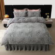 New Milk Fiber Printed Four-piece Bedding Set