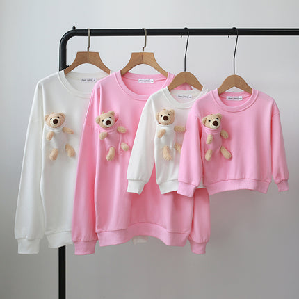 Parent-child Clothing Mother-child Hoodie Western Style Top