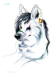 Original Personality Wolf Tattoo Sticker Animal
