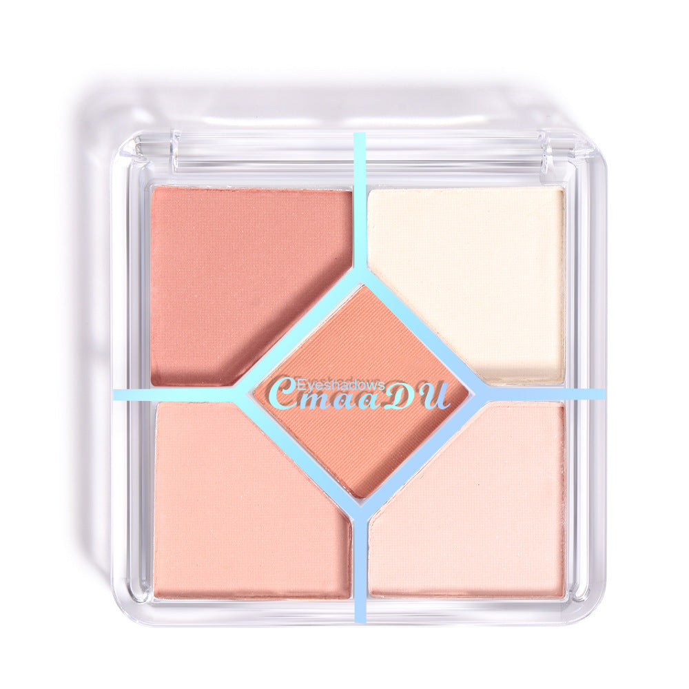 Women's Fashion Simple Five Color Eyeshadow Palette