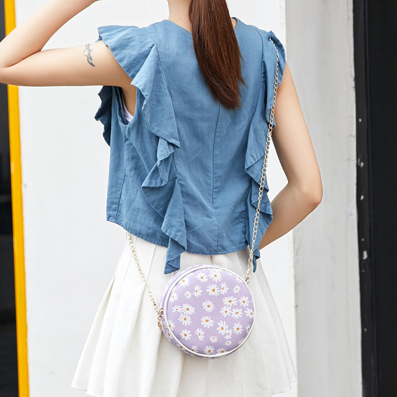 Women's Casual Fashion Crossbody Small Round Bag