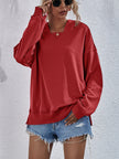 Women's Hoodie Sweatshirt Sports Casual Candy Color Long Sleeve Tops