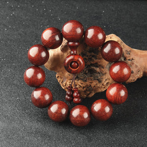 Buddha Beads Rosewood Bracelet