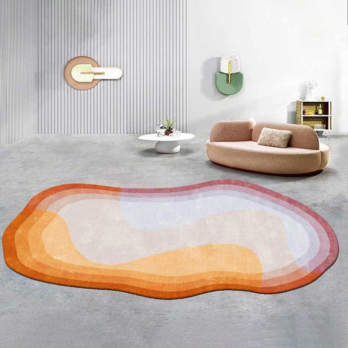 Shaped Irregular Carpet Living Room Coffee Table