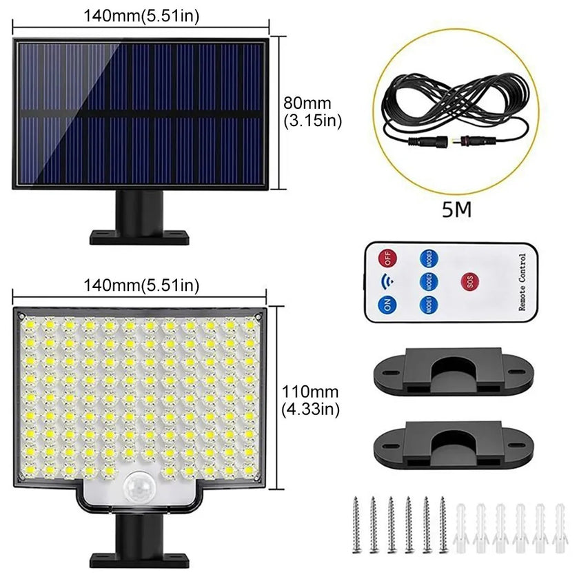 Garden Lamp 106led Solar Wall Lamp