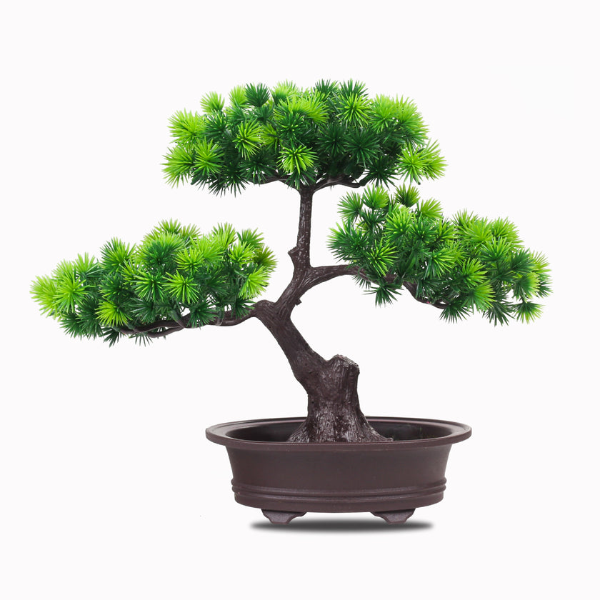 Simulation Artificial Flower Potting Decoration Plastic Tree Big Welcome Pine