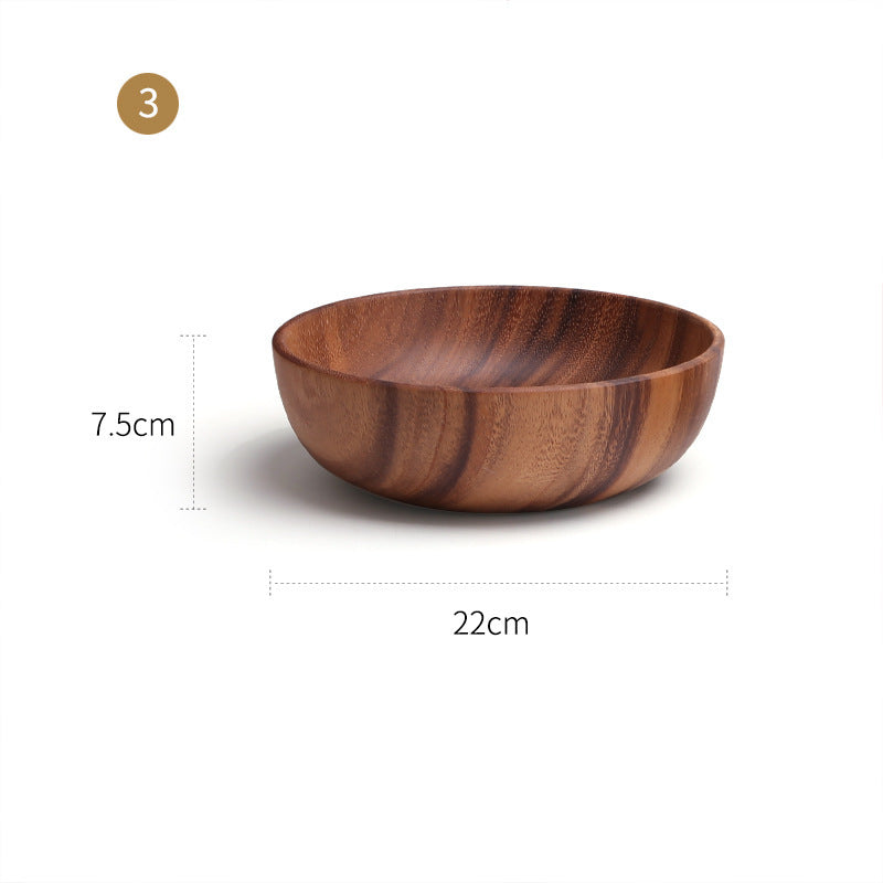 Large And Small Log Rice Bowl Tableware Hotel Restaurant Kitchen