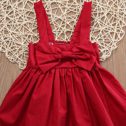 Girls Dress Cotton Kid Clothes Holiday Birthday Tops