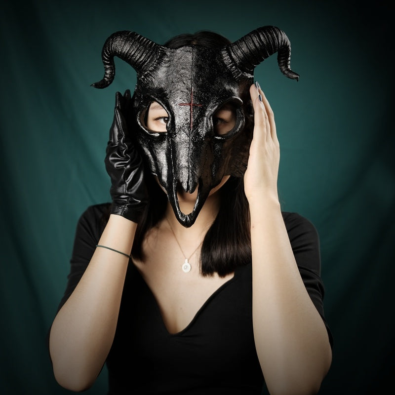 Billy Goat Bone Mask Full Face Animal Show Halloween