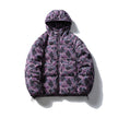 Winter Camouflage White Duck Down Three-proof Warm Coat For Women