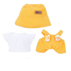 17CM Bucket Hat Underwear Hanging Blouse And Pants Doll Clothes